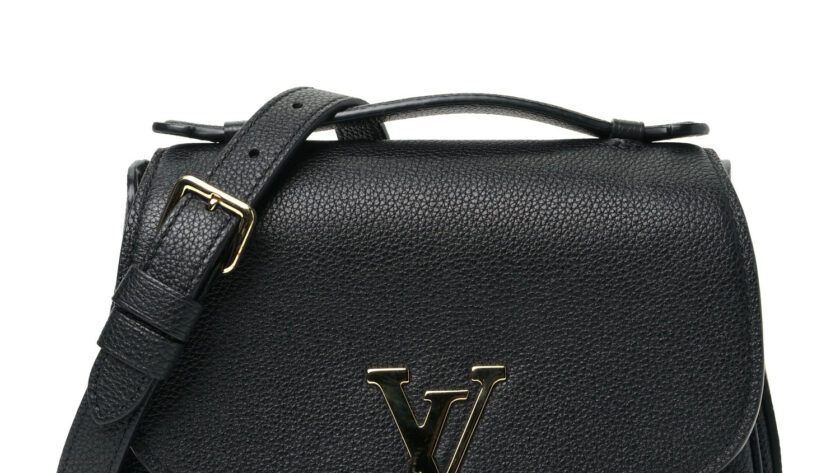 LOUIS VUITTON Vivienne NM Grained Calfskin Leather Shoulder Bag Blue